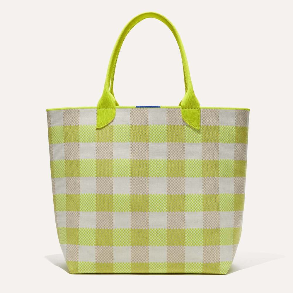 Rothy's The Lightweight Tote - Citrus Gingham